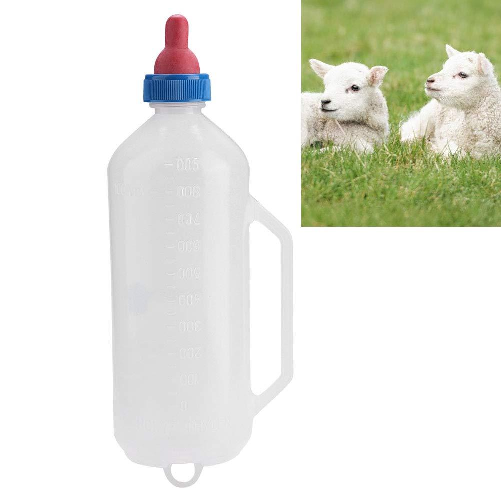 1L Goat Milk Feeder Bottle with Nipple Farm Nurse Feeding Supplies