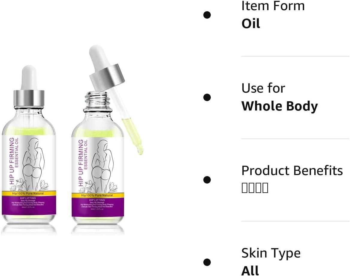 Booty Boosting Essential Oil for Women 2 Pack Firm and Lift Butt