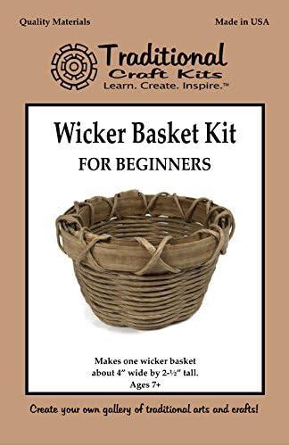 Traditional Craft Kits Beginner Coil Basket Kit - Complete Basket Weaving  Kit Set 6 Basket Making Kit with Basket Weaving Supplies Complete with  Instructional Booklets and Basket Making Supplies