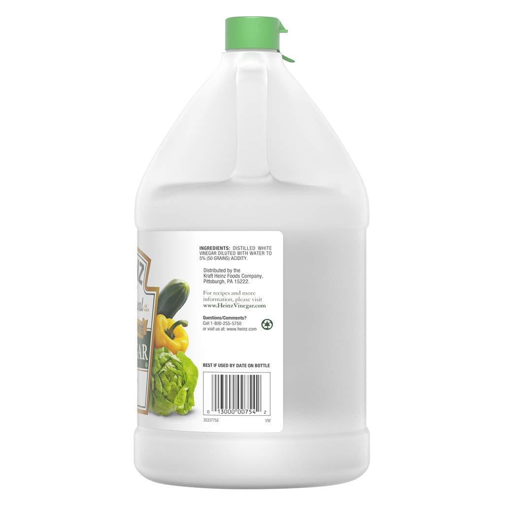 Heinz All Natural Distilled White Vinegar 5 Acidity 1 Gallon Jug (Pack