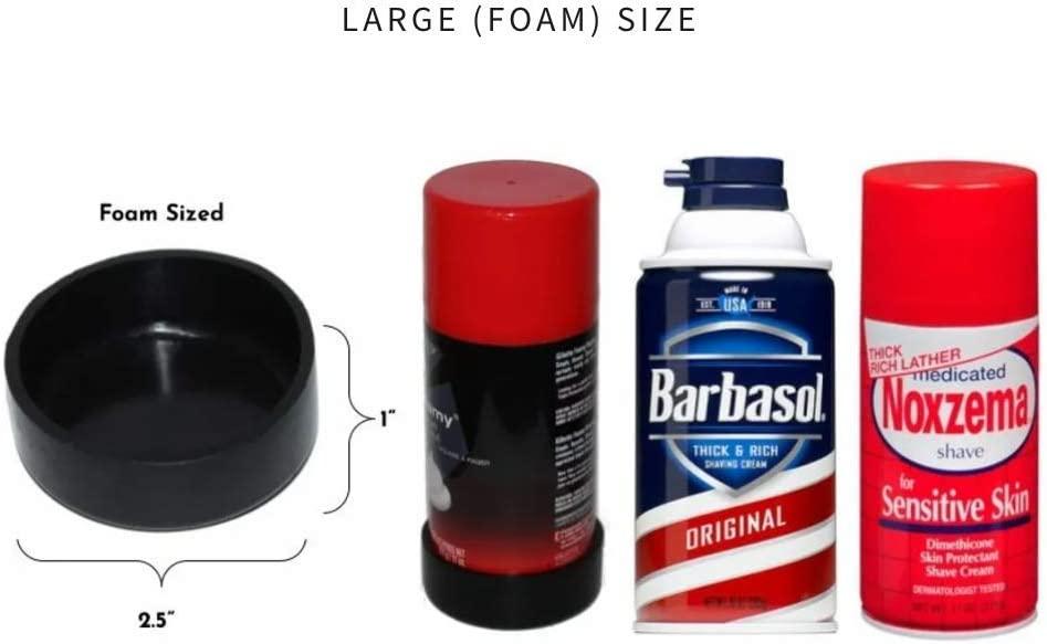 RustOLess Stops Shaving Cream Can Rust Black LargeFoam Sized