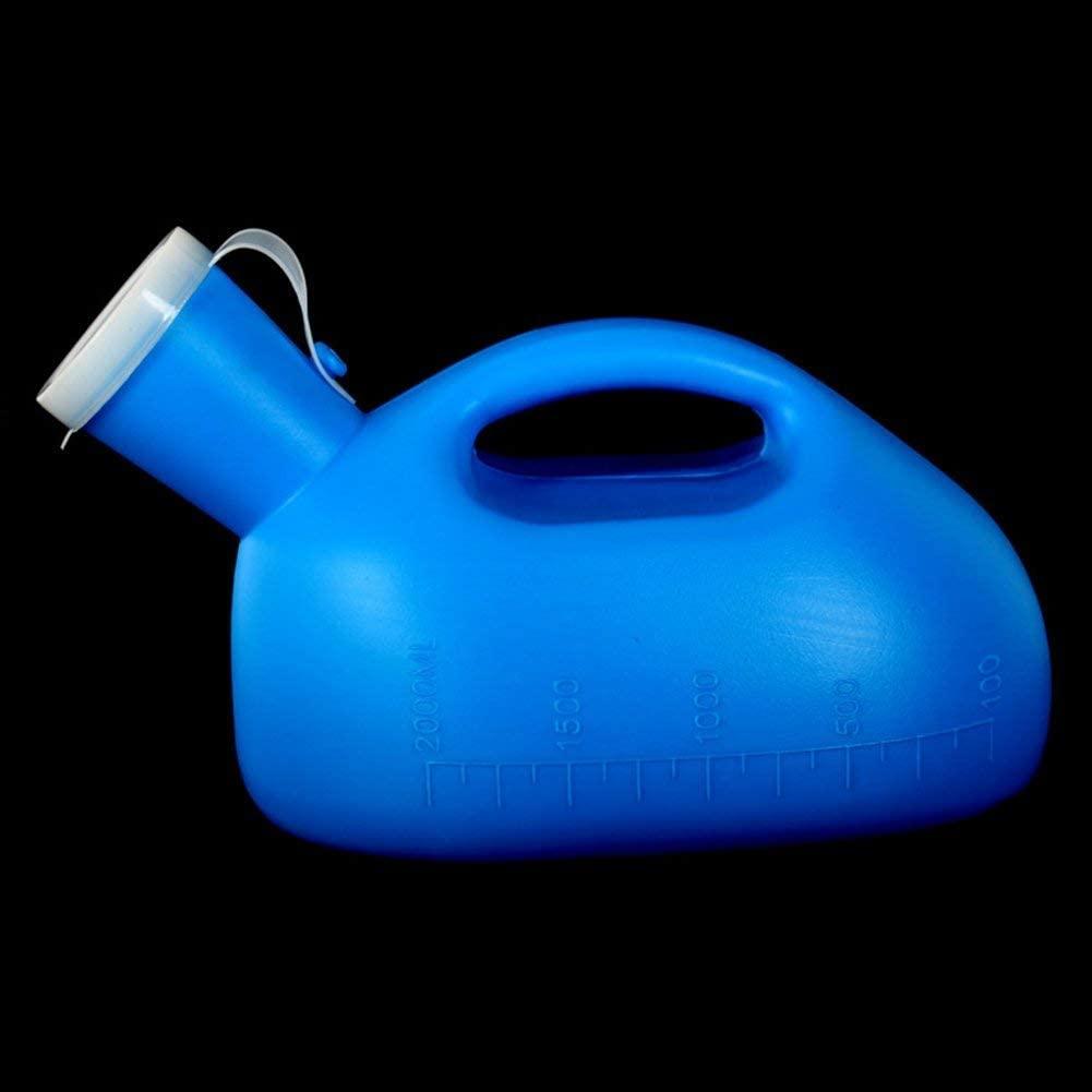 2000ml Male Urinal Bottle with Lid Portable Home Urinal for Men