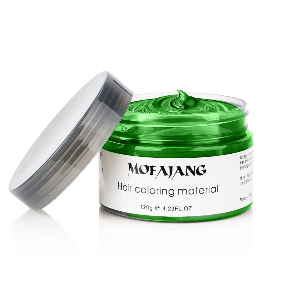 Green Hair Wax Color, SOVONCARE Temporary Hair Dye Wax Natural Instant
