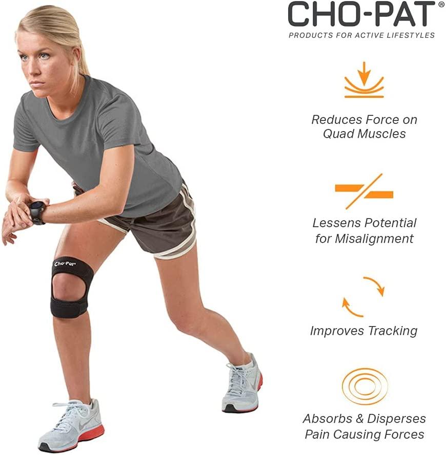 ChoPat Dual Action Knee Strap, Provides Full Mobility and Pain Relief