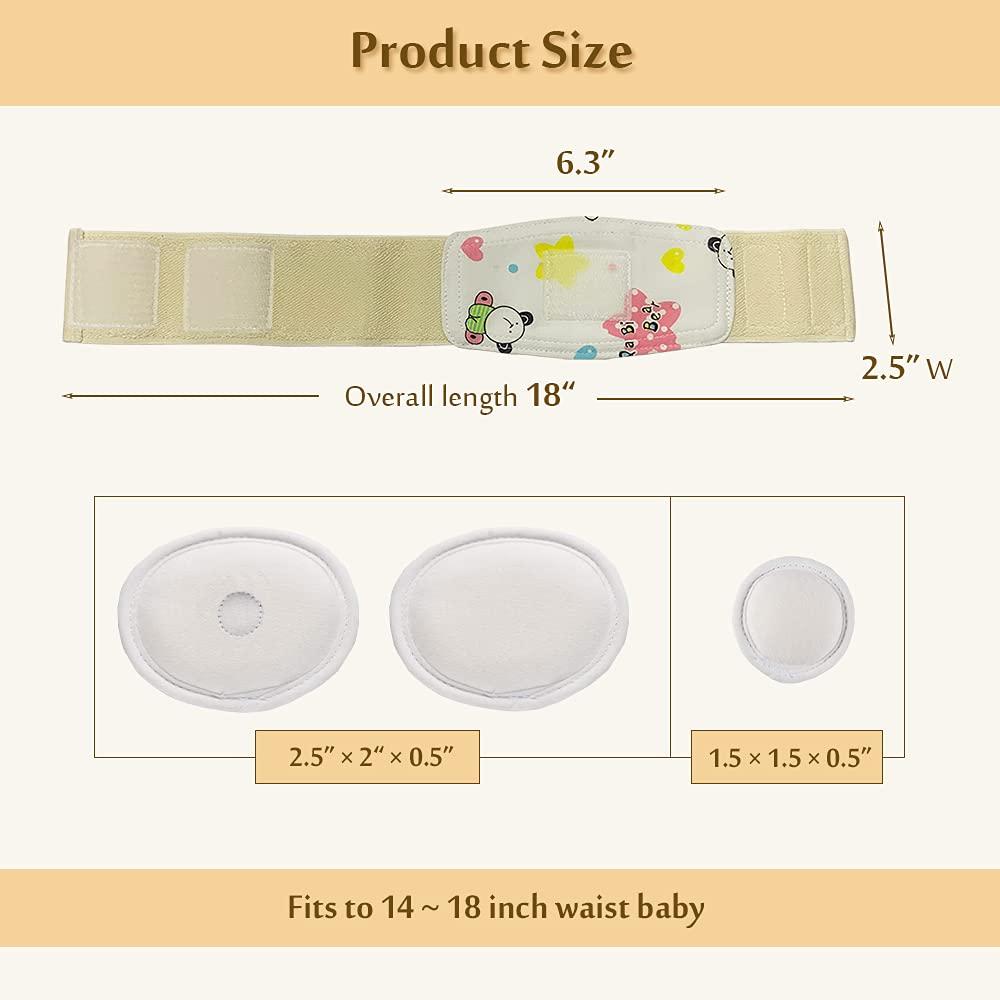 Paskyee Umbilical Hernia Belt Baby Belly Button Band Infant Belly Wrap  Abdominal Binder Hernia Truss Support Adjustable Navel Belly Band Newborn
