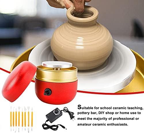 Pottery Wheel for Beginners, Beautifully Designed and Premium Touch, Full  Video Tutorials and Pottery Tools Kit, Strong Motor and Easy Operation,  Mini