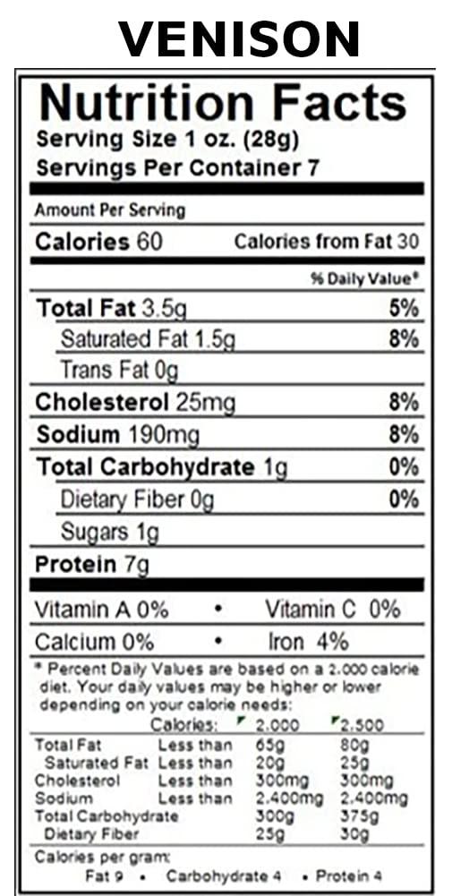 Pearson Ranch Venison Hickory Smoked Wild Game Summer Sausage Pack of 3