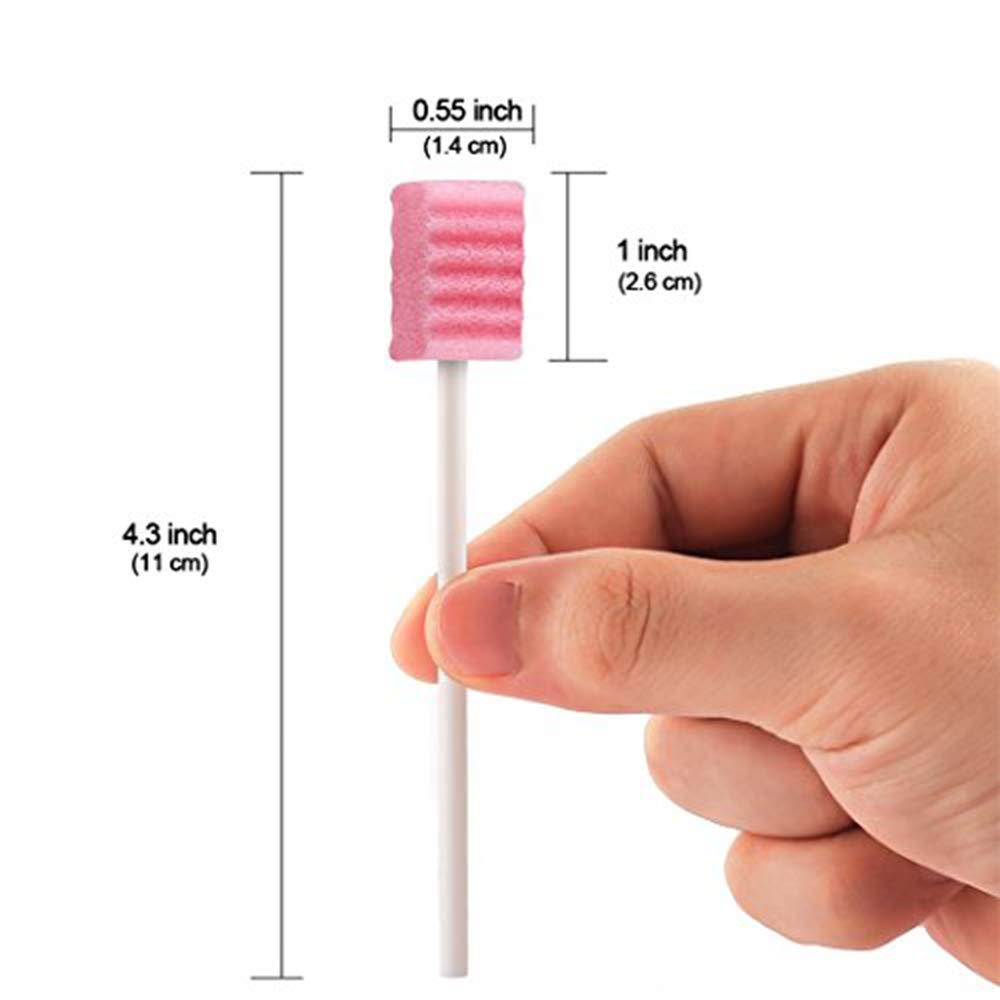 Disposable Oral Swabs 250 Pack Sterile Dental Sponge Swabsticks for