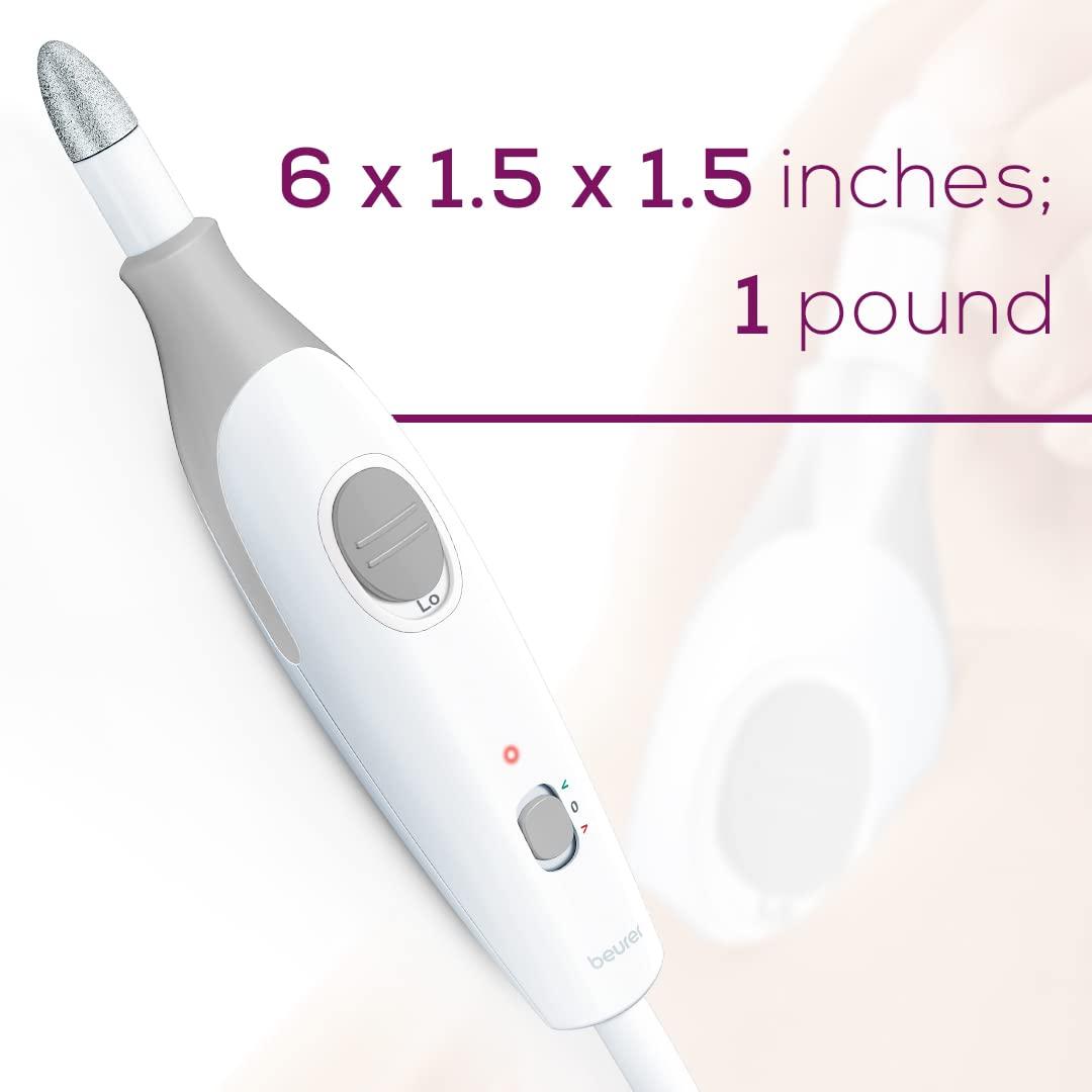 Beurer MP32 Electric Nail Drill 7 Attachments, 3 Speeds, 10 ft Cord