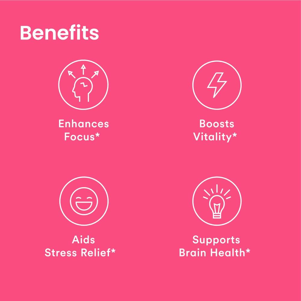 Mixhers Herpower Energy Drink Powder Focus Supplement Caffeine