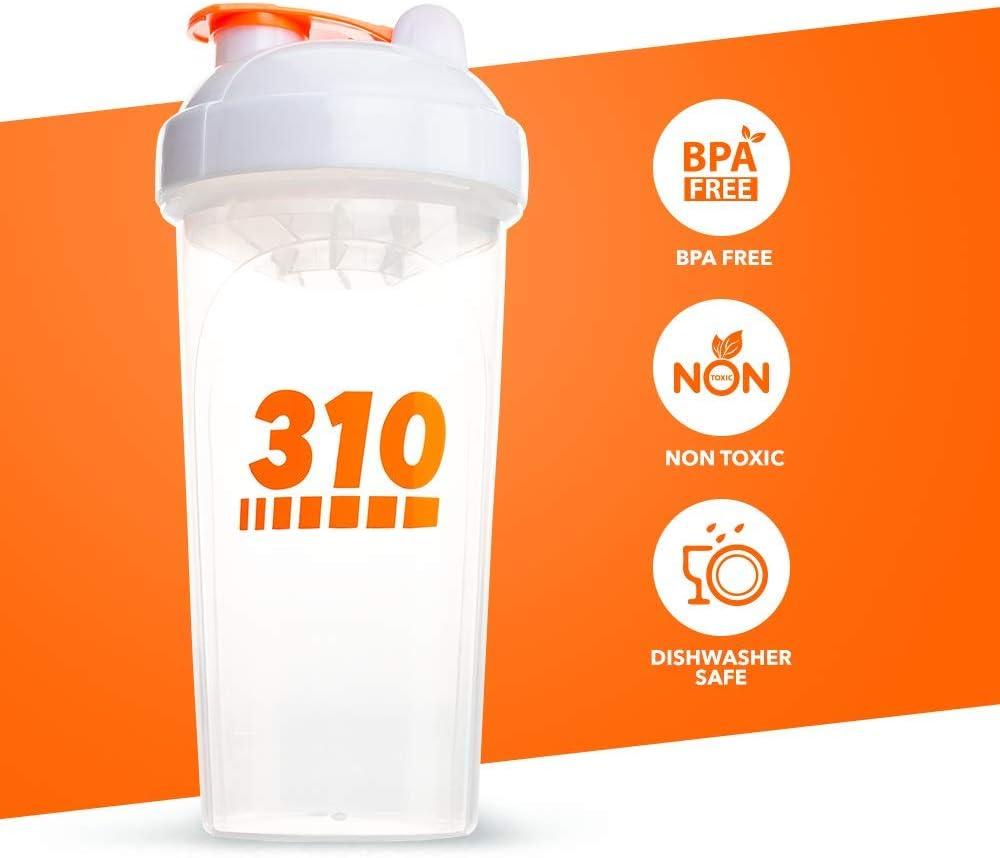310 Nutrition Protein Shaker Bottle Meal Replacement Blender Cup