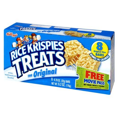 Kellogg's Rice Krispies Original Treats 8 (0.78OZ BARS) NET WT 6.2 OZ 8 ...