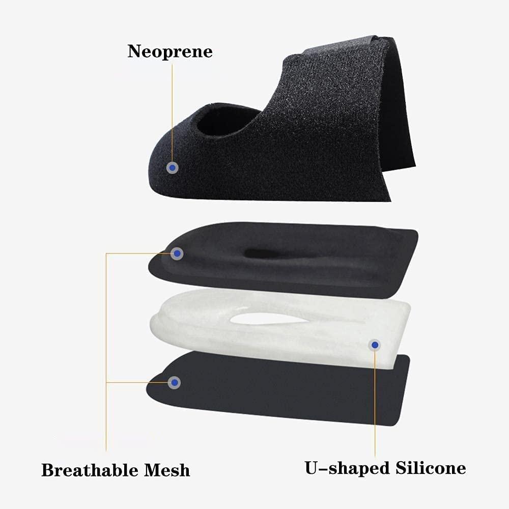 Heel Pads,Heel Cups for Plantar Fasciitis,2PCS Heel Spur Relief