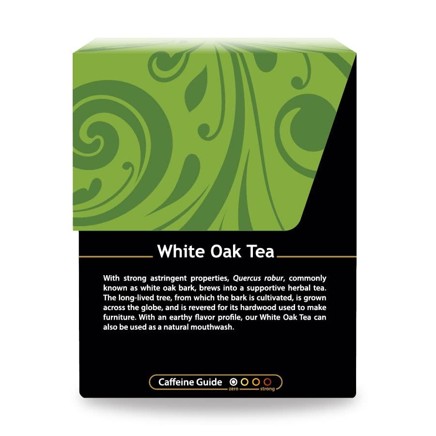 Buddha Teas Organic White Oak Bark Tea 18 BleachFree Tea Bags USDA
