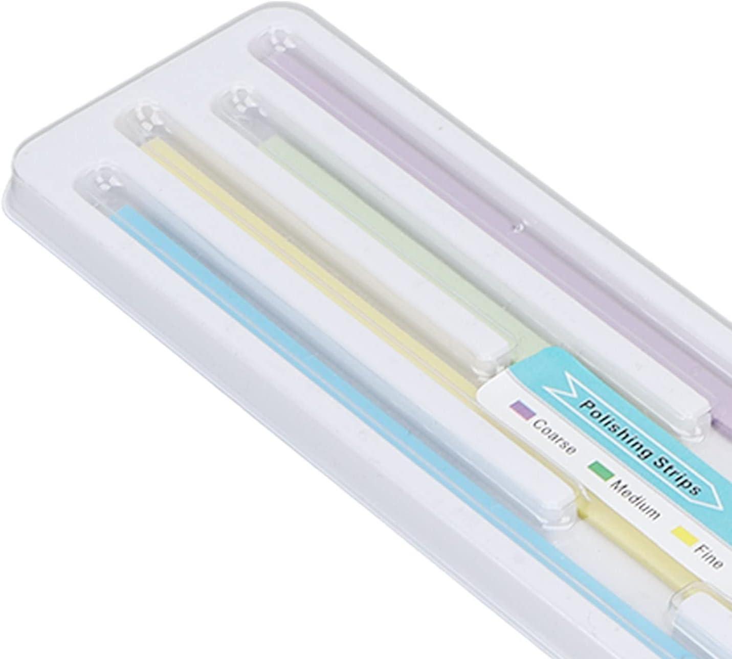 60PCS Dental Polishing Strips for Tooth Polishing 4 Colors Dental File