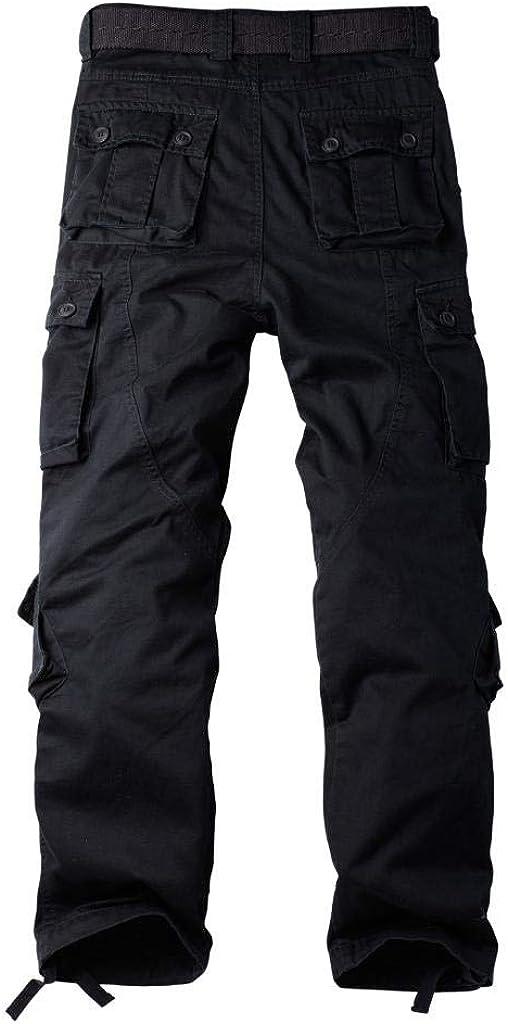 TRGPSG Men's Cargo Pants with 8 Pockets Cotton Cargo Work Pants(No  Belt),Armygreen 38x33 - Walmart.com
