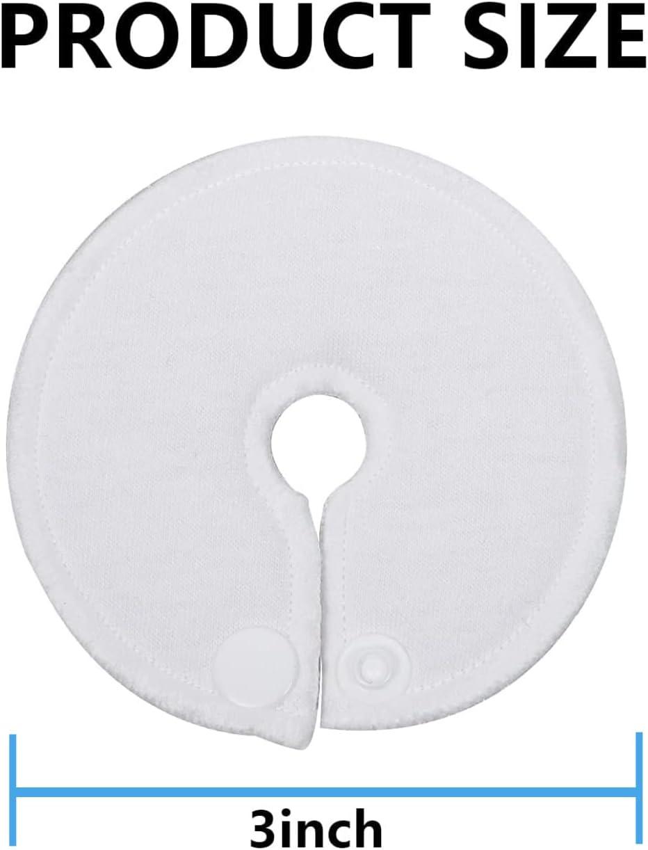 GLEAVI 28pcs G Tube Pad Holder Feeding Tube Button Covers Reusable Nursing  Pads Soft Absorbent Breast Pads for Kids Breastfeeding Supports Nursing