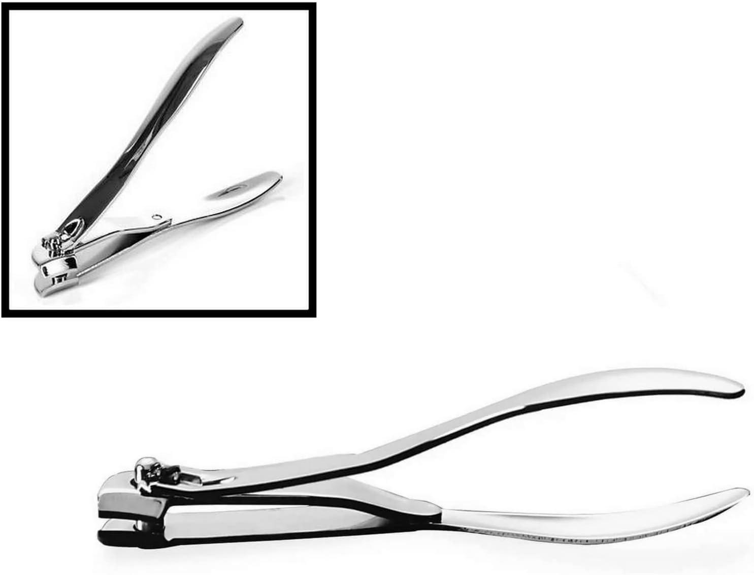 Stainless Steel Side Nail Clipper for Fingernails and Toenails