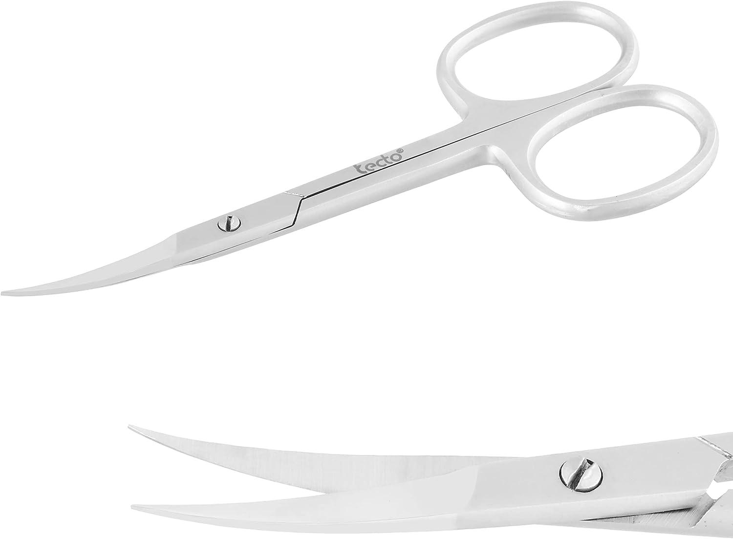 Professional Nail Scissors, Stainless Steel Manicure Scissors, Sharp  Cuticle Scissors, Multi-Purpose Curved Small Scissors Beauty for Manicure,  Eyelashes, Eyebrow, Toenail for Women and Men, Price $12. For USA.  Interested DM me for