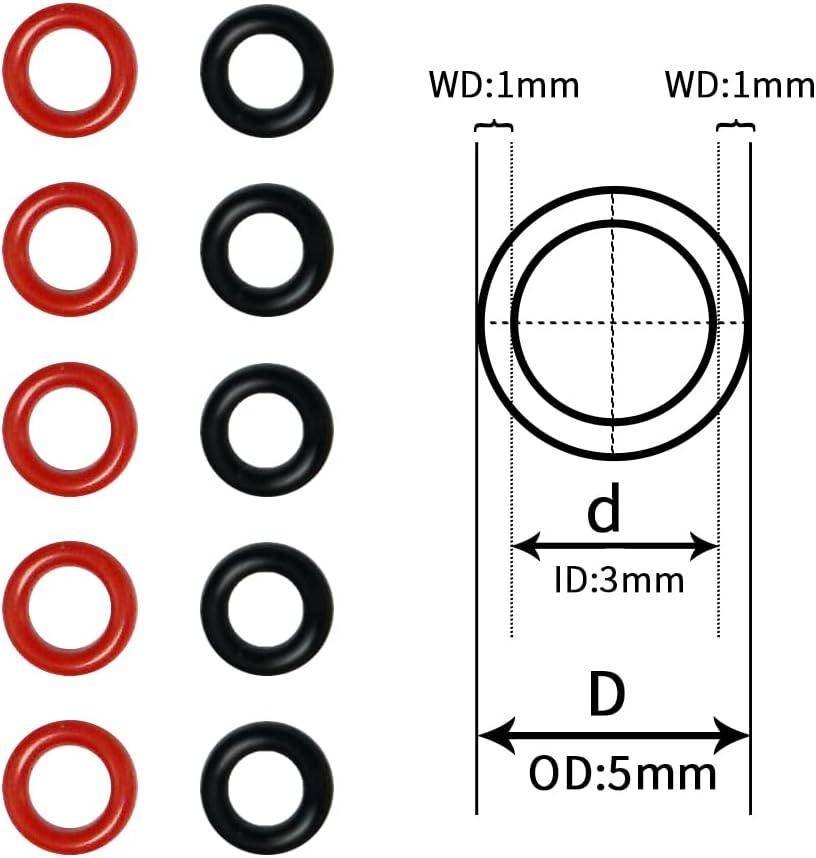 longbowmaker 100pcs ORings Broadhead Archery Arrowhead O Rings