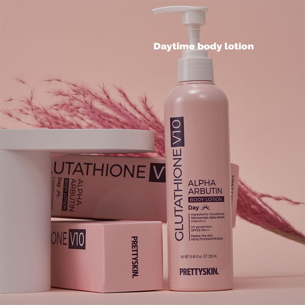 Buy PS.PRETTYSKIN Natural Tone-up Korean Body Lotion with Glutathione | 10  Vitamins for Deep Hydration | 8.45fl.oz (250ml) - Best for Dry Skin | Buy  Now with Express International Delivery
