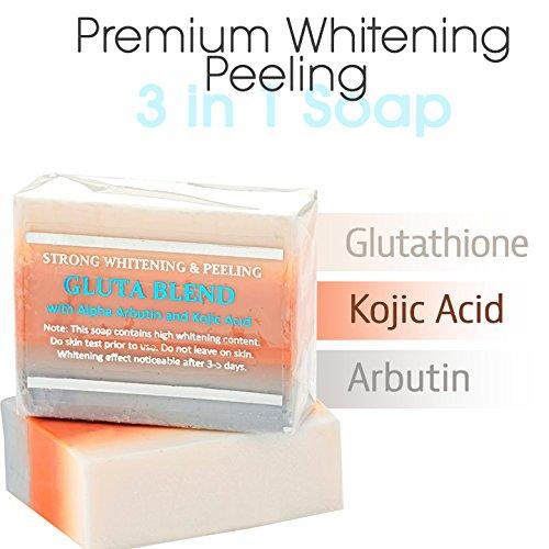 Premium Whitening Soap with Glutathione Arbutin & Kojic Acid - Maximum  Peeling for Radiant Skin | International Shipping Available | Buy Now with  Express International Delivery | GoSupps.com