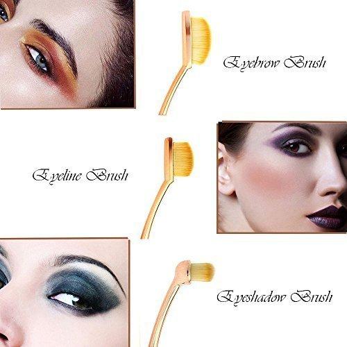 5 Pack Craft Ink Blending Brushes Set Tool Oval Makeup Brushes