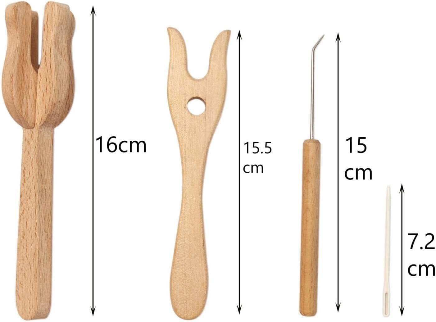 Knitting Fork and Needle Kit, Durable Lucet Fork Cordmaking Braid