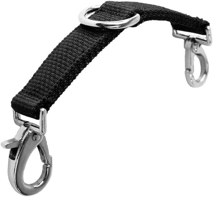 Horze Lunging Strap for Horse Lunge Line Black Horse