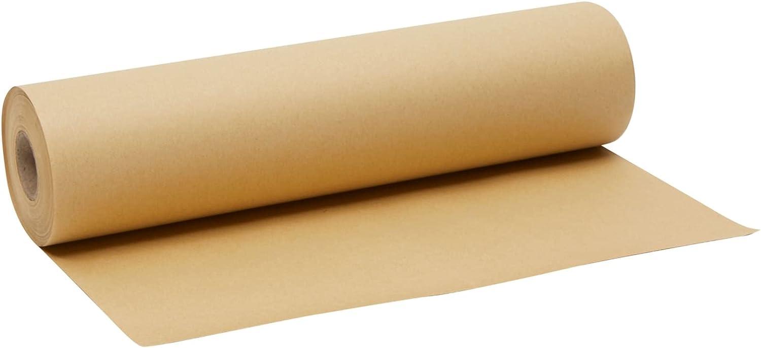 Kraft Paper Roll for Gift Wrapping, Moving, Packing, Plain Brown Shipping  Paper for Arts and Crafts, Bulletin Board Easel, DIY Projects (12 x 1200  Inches, 100 Feet)