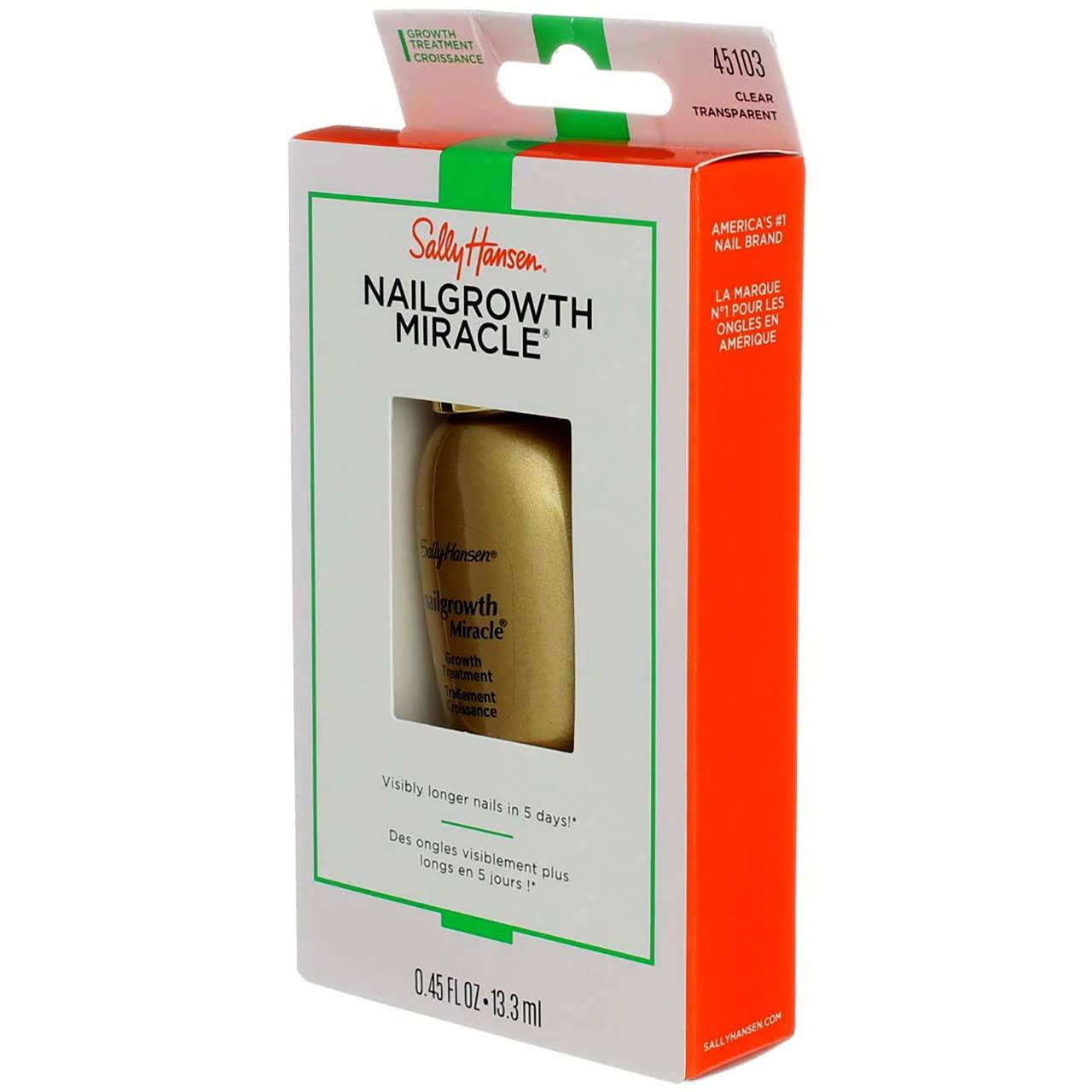 Sally Hansen Nail Growth Miracle Growth Treatment Clear 0.45 Ounce (13