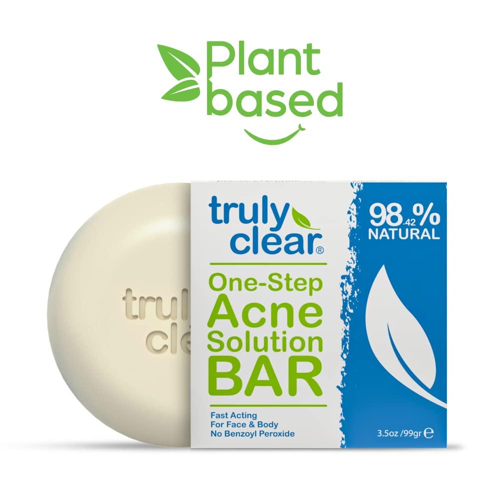 Truly Clear Acne Bar AlcoholFree Face & Body Cleanser with Hyaluronic