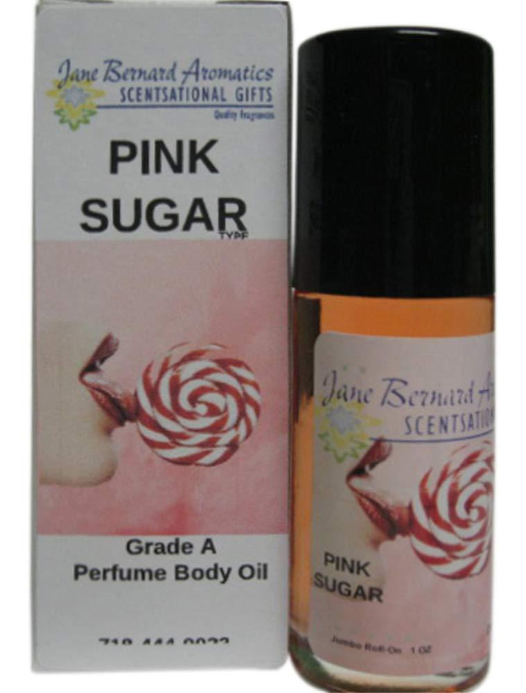 Jane Bernard Offers An Perfume Body oil for Women_PINK SWEET SUGAR_30ml (1  oz glass roll on) - Skin Safe - Plus Fragrance Shea Purse Hand Lotion
