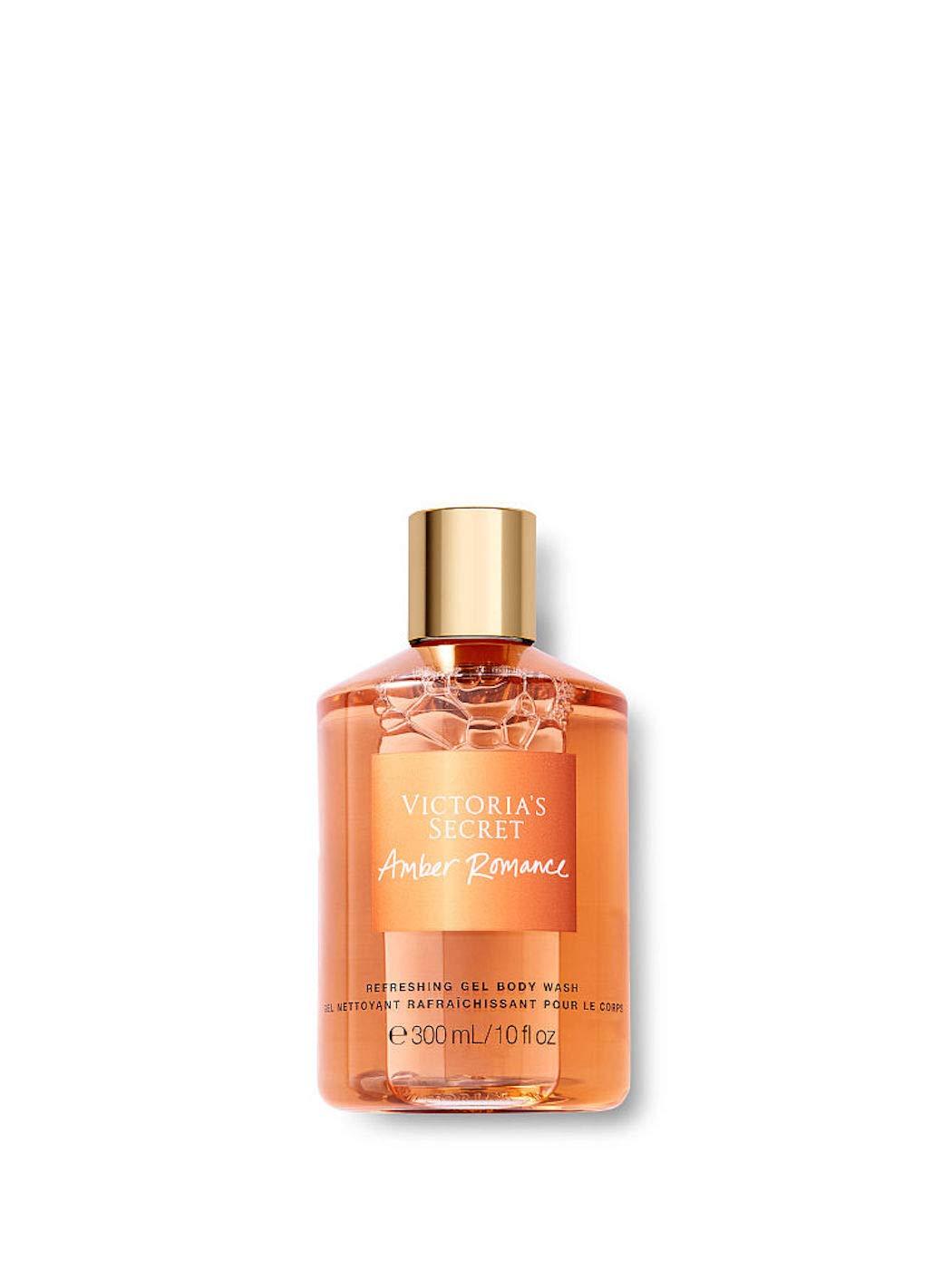 Victoria's Secret Refreshing Gel Body Wash Shower Gel 10 oz (Amber Romance)