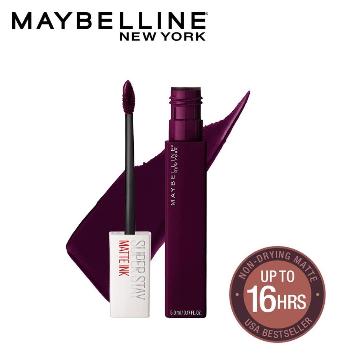 Maybelline New York SuperStay Matte Ink Liquid Lipstick Escapist 0.17 Ounce  45 ESCAPIST 0.17 Fl Oz (Pack of 1)