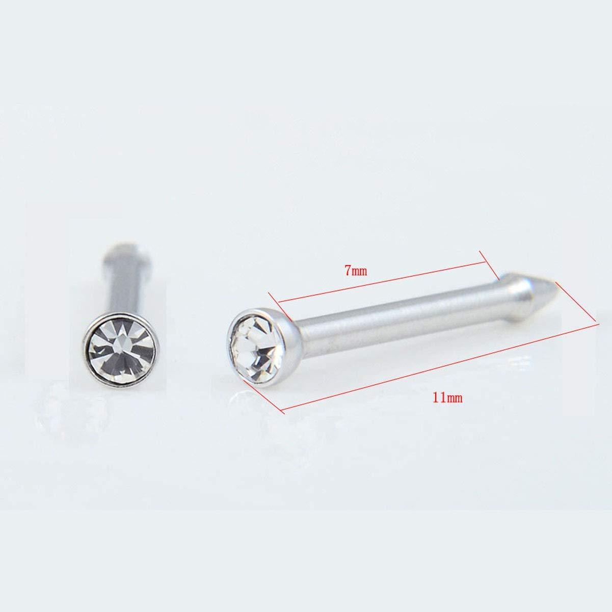 2 Pack Nose Piercing Gun Disposable Self Ear Nose Piercing Gun Kit