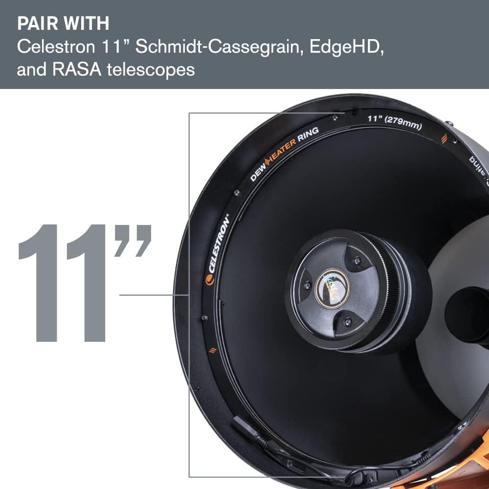 Celestron Dew Heater Ring Aluminum Dew Prevention Compatible 11 Schmidt