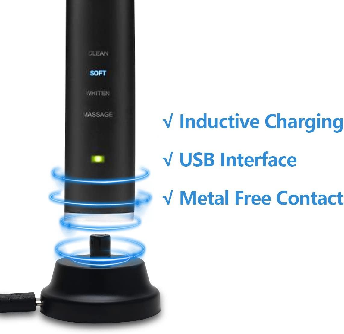 Replacement Charger Base Compatible with AquaSonic Black Series Vibe