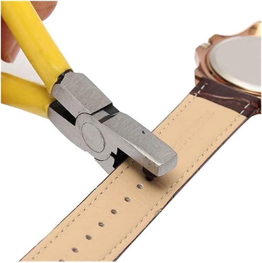 Leather Hole Punch Tool for Belt - Multi Hole Sizes Puncher for Belts,  Watch Bands, Straps, Dog Collars, Saddles, Shoes, Fabric, DIY Home, Craft