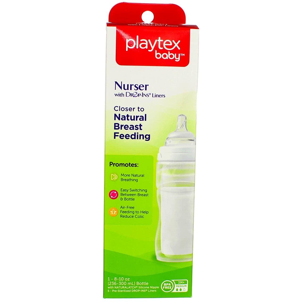 Playtex Nurser DropIns Liners 810 oz BPAFree Bottle 1 Pack