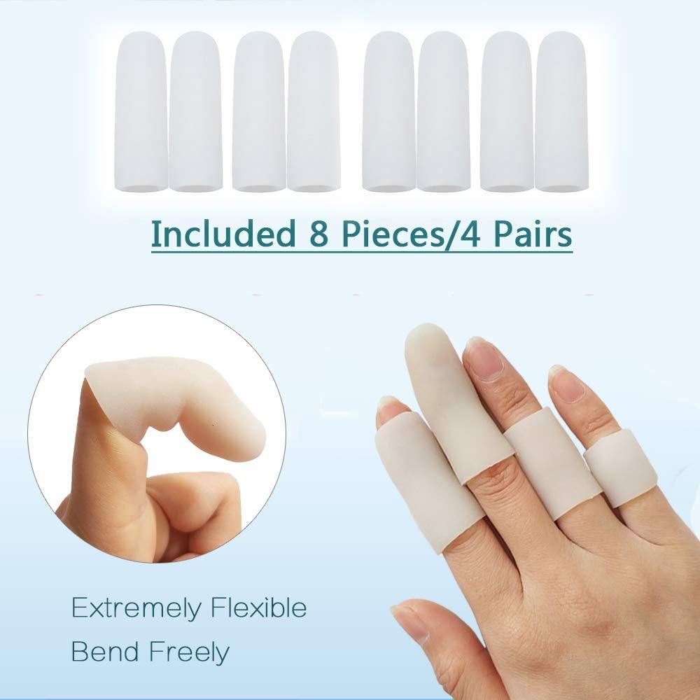 Silicone Finger Protectors for Trigger Finger & Arthritis Small8pcs