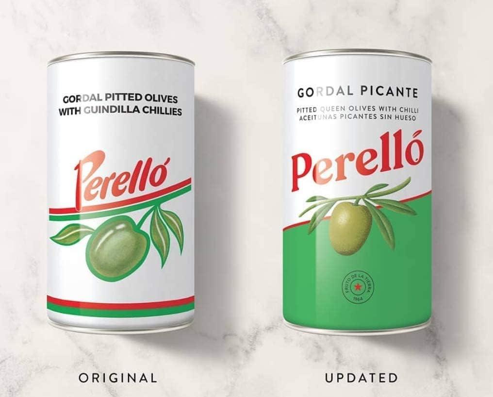 Perello Gordal Pitted Green Olives 3 x 350g