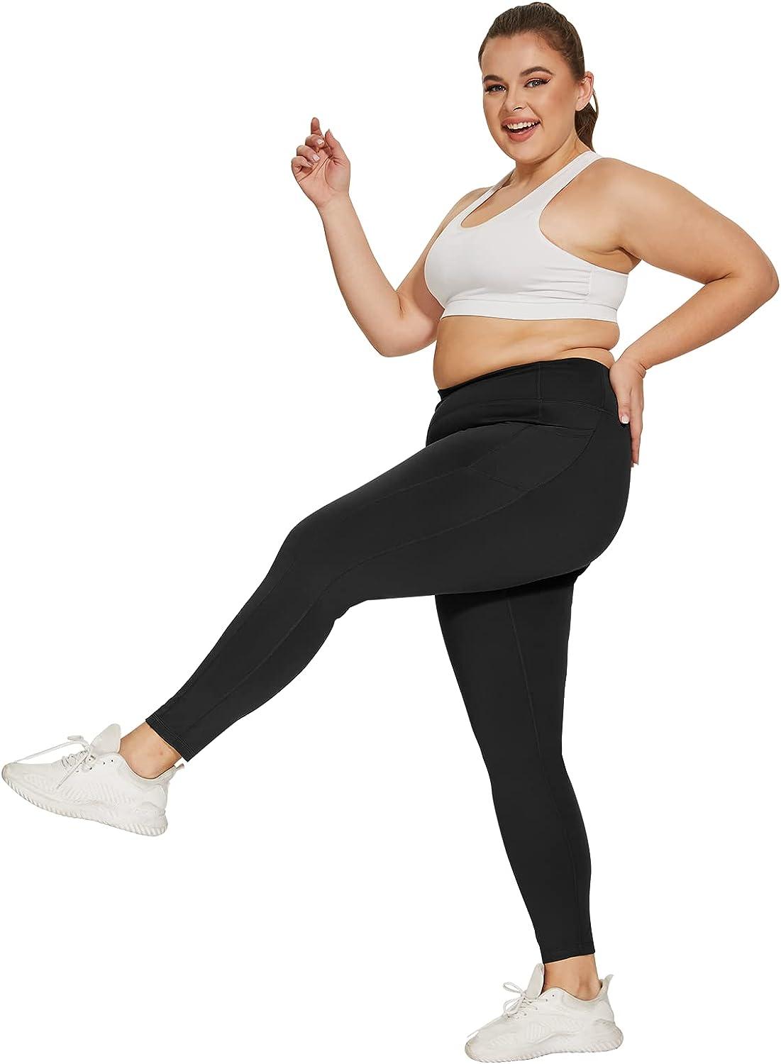 Woman Within Athletic Workout Pants 26W Petite Black Exercise Lounging