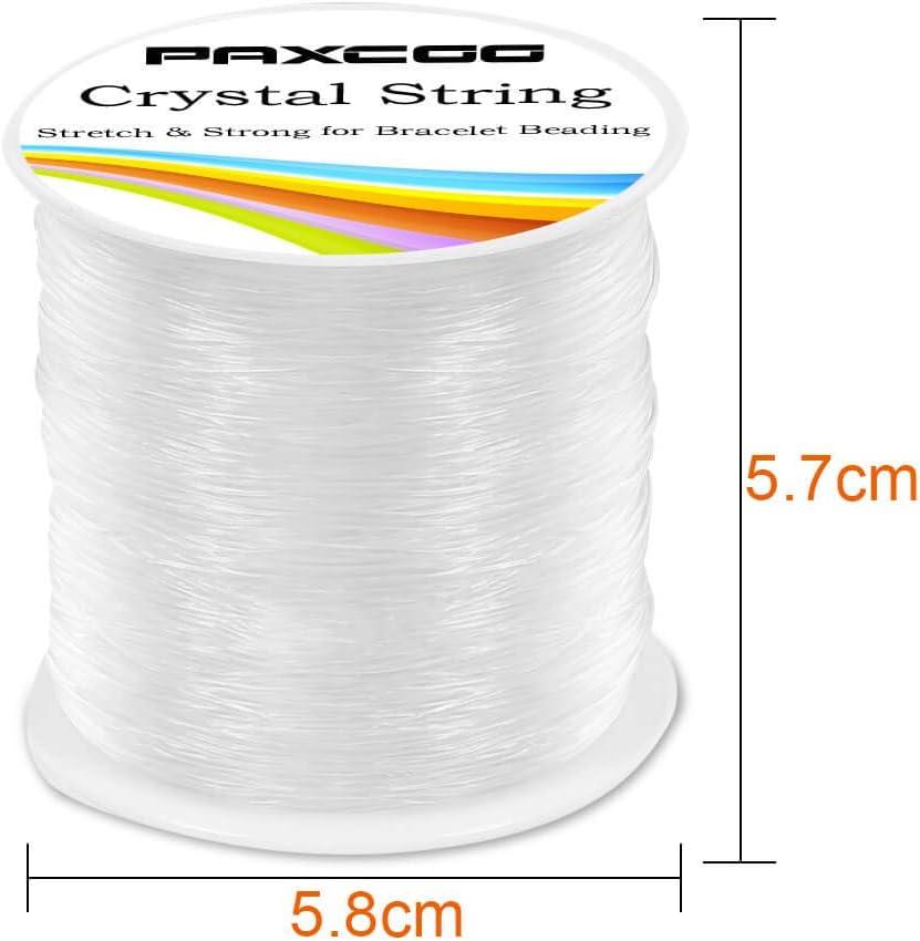 Paxcoo 1mm Elastic Bracelet String Cord Stretch Bead Cord for Jewelry  Making and for sale online
