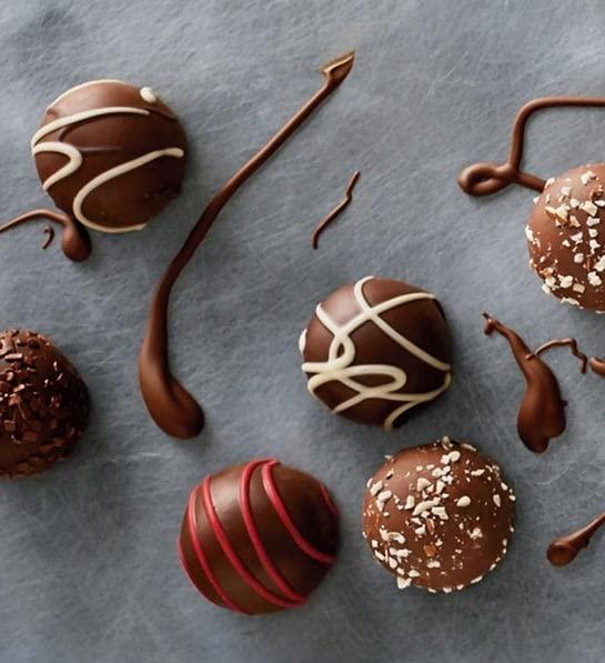 Harry & David Signature Chocolate Truffles Gift Box 24 Assorted