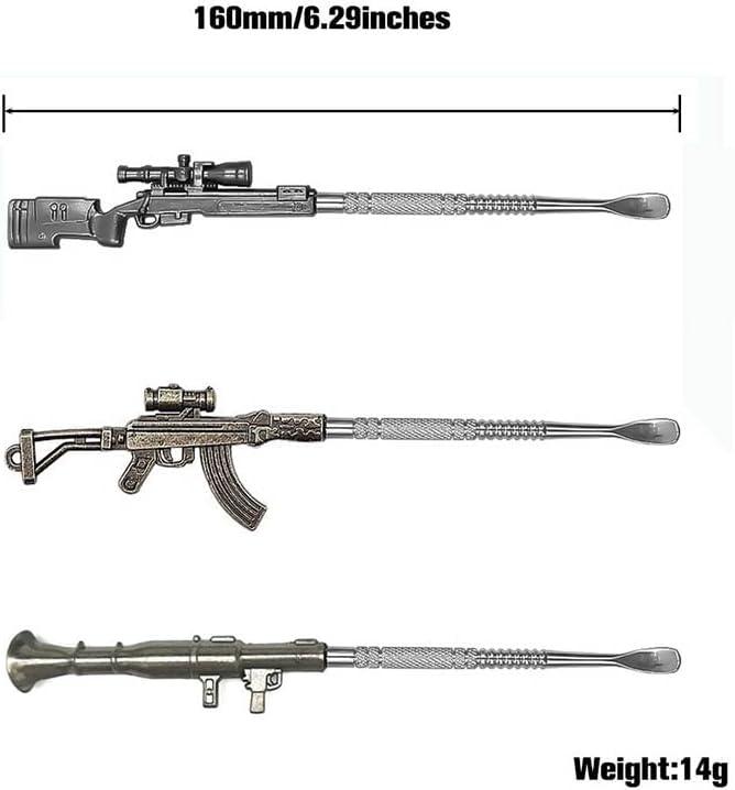 Yullmu 3Pcs Wax Carving Tool 6.3Inch Metal GunShape Sculpting Tool AK