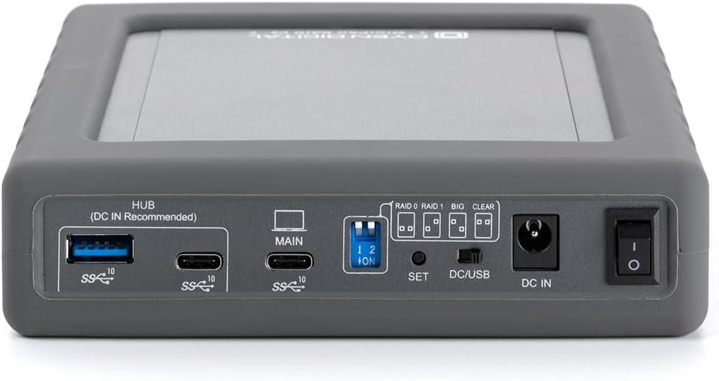 10TB MiniPro RAID V3 USB 3.1 Type-C ポータブルデュアルハード