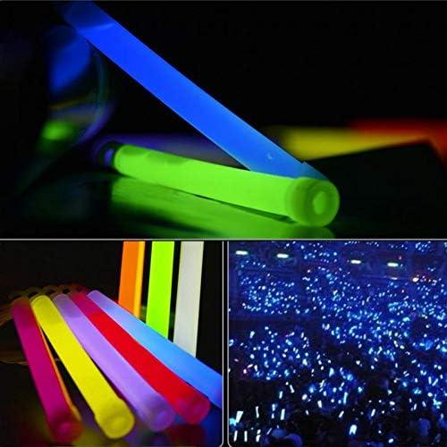 30 Ultra Bright 6 Inch Large Glow Sticks - Emergency Light Sticks with 12  Hour Duration - Glow Sticks for Camping ,Parties, Hurricane Supplies,  Earthquake, Survival Kit and More