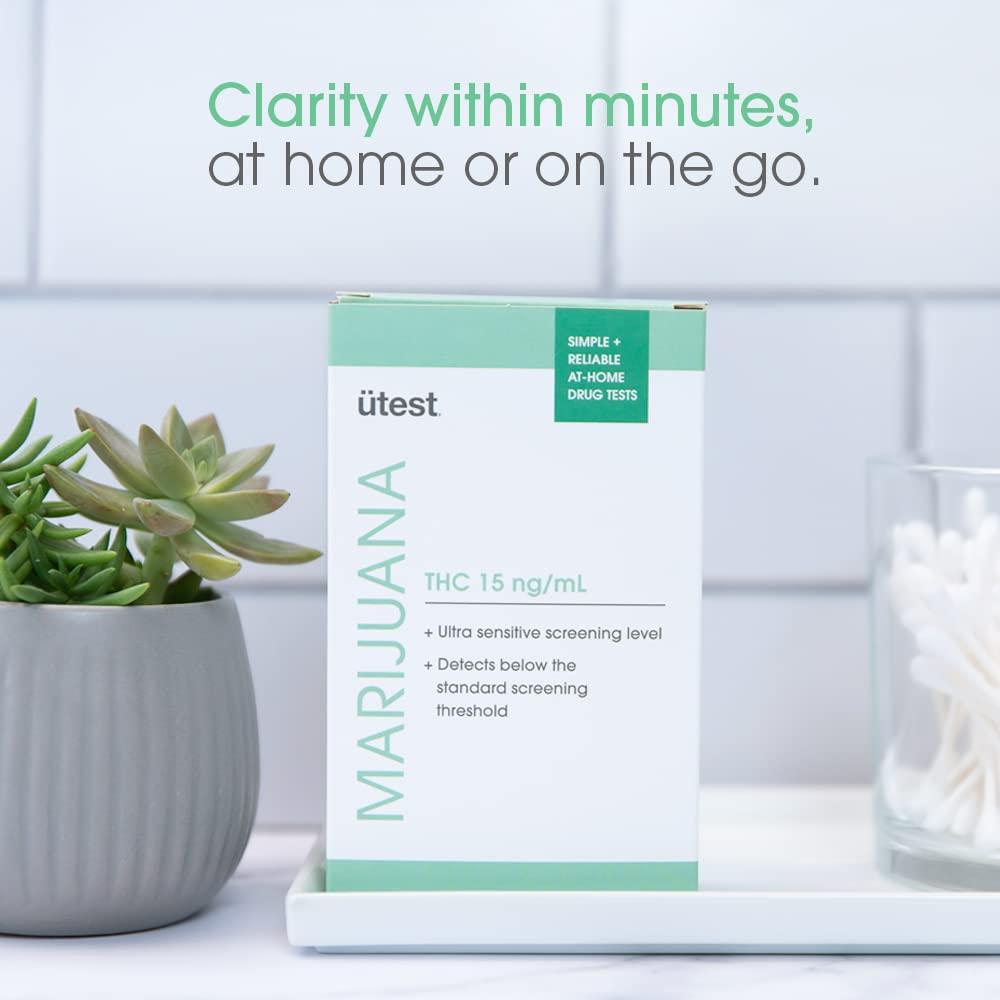 UTest THC 15 ng/mL Home Drug Test Strips Easytouse, LOW Detection