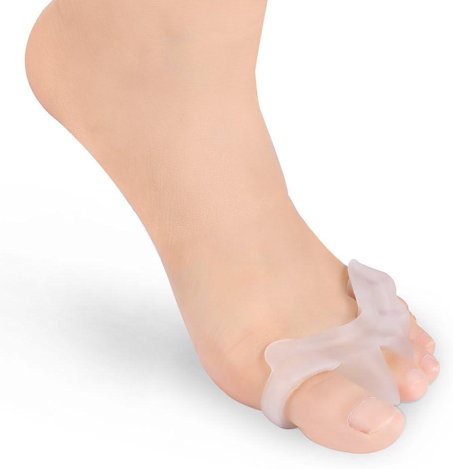 FILFEEL Toe Separator Gel Spacers Bunion Corrector Toes Spacer and